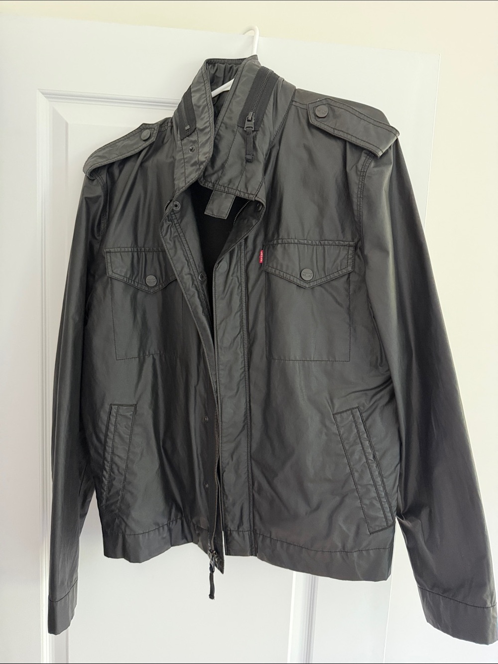 Levi's Black Military-Style Field Jacket
